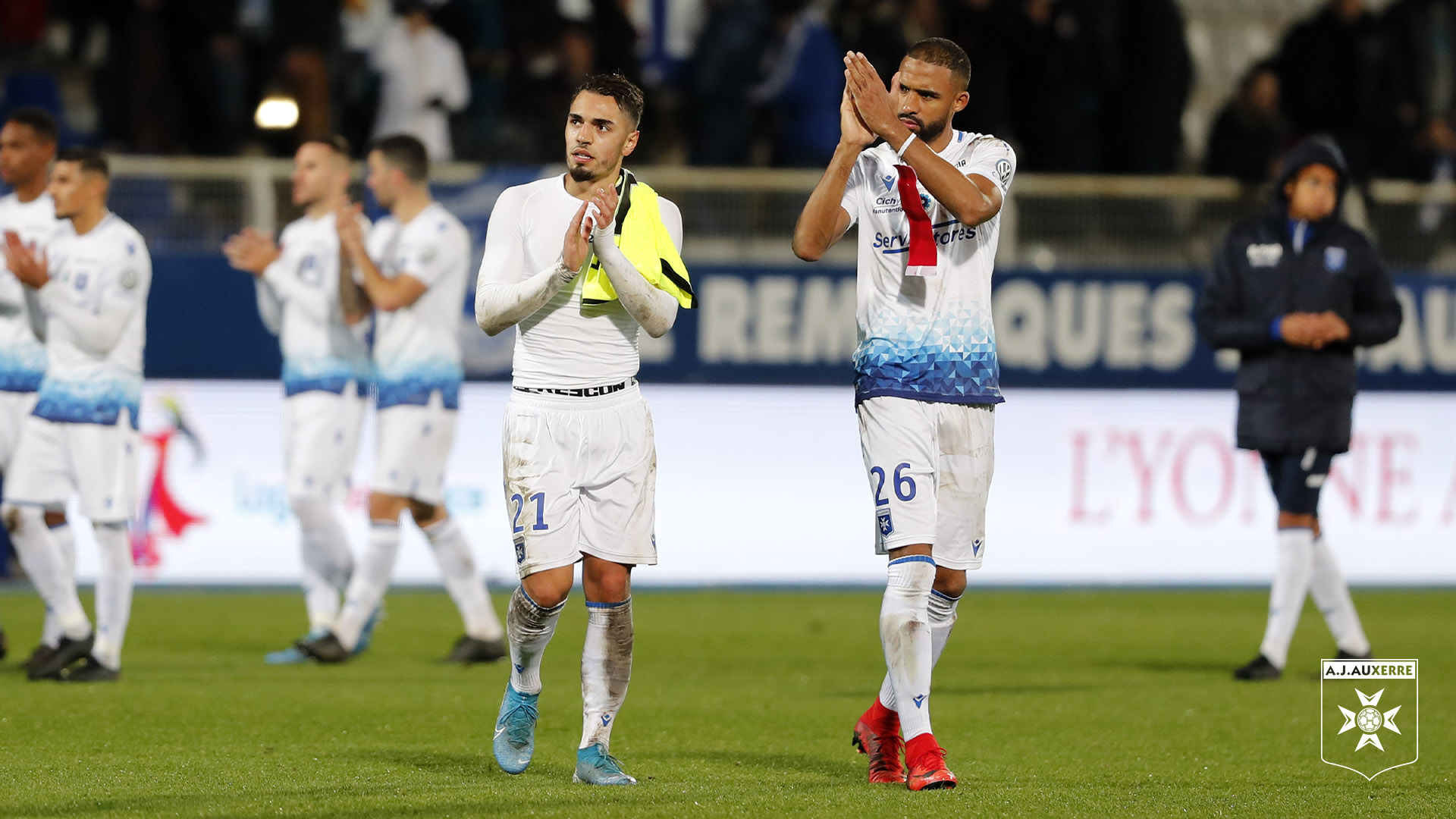 Les photos du match AJA-Caen