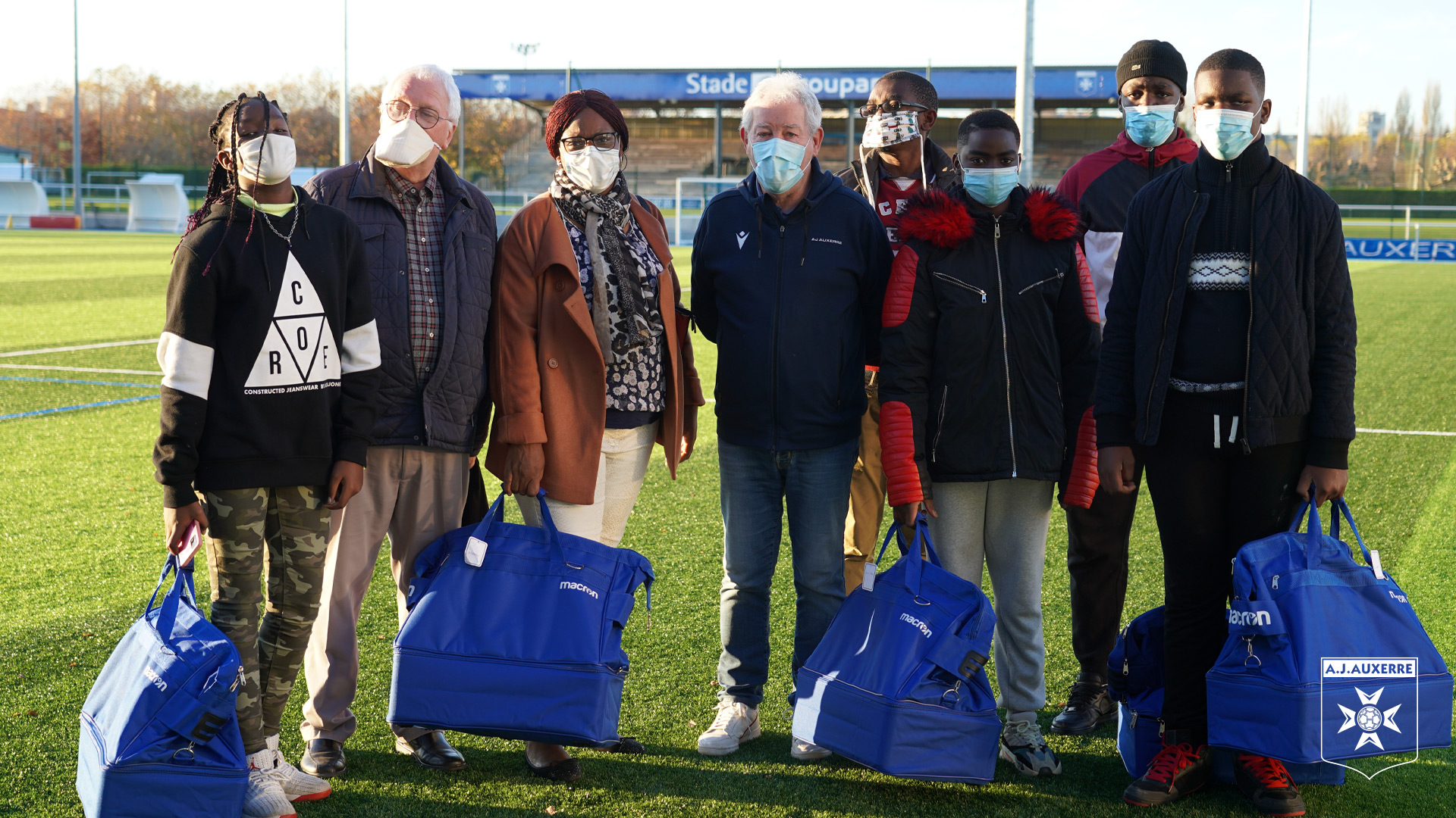 L'AJ Auxerre au soutien de Flore
