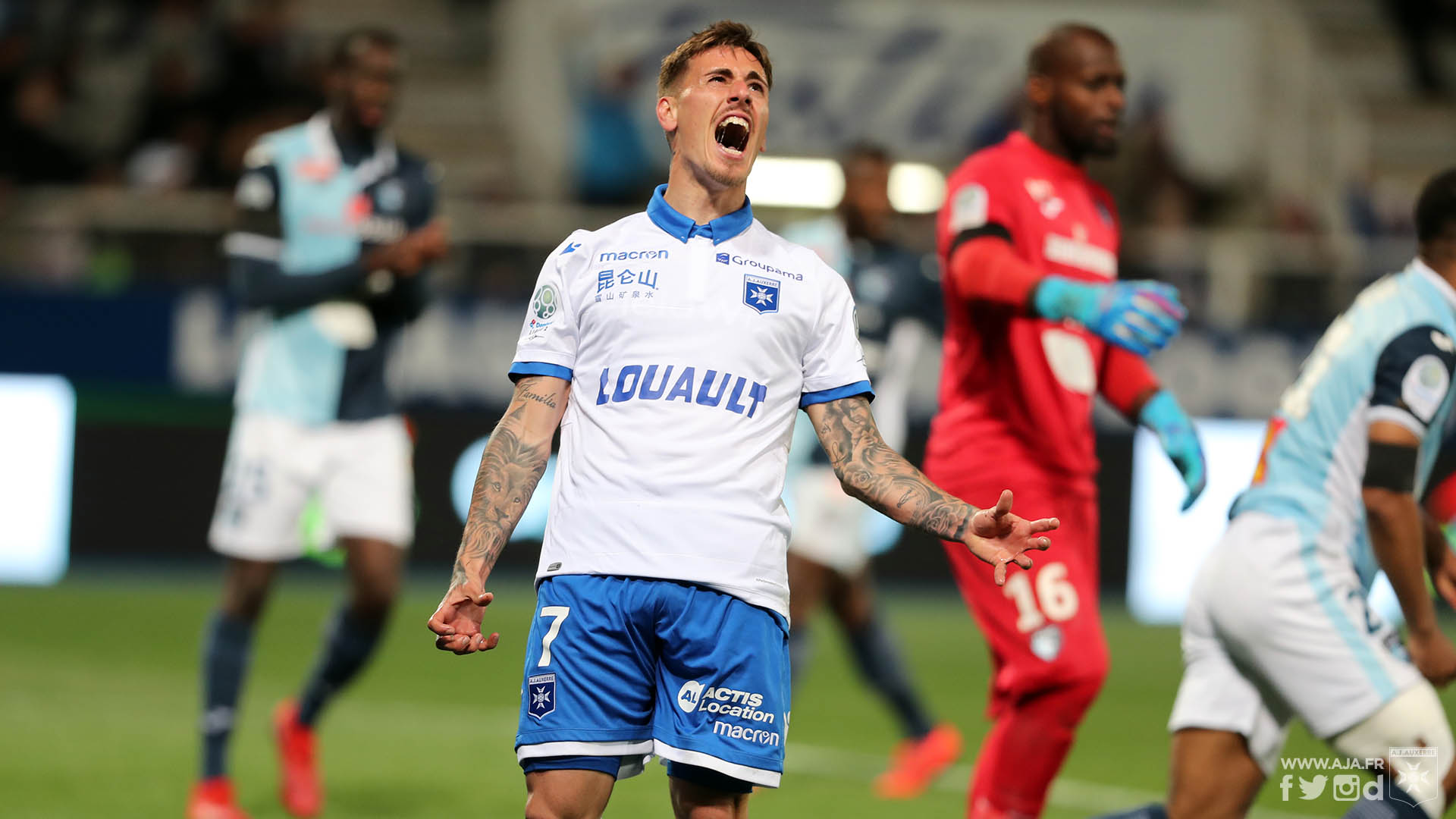 Les photos du match Auxerre - Le Havre