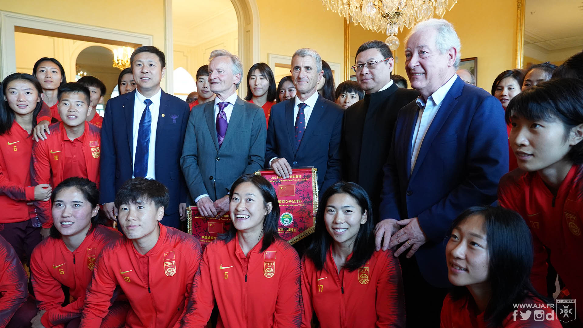 Cérémonie à la Préfecture pour l’AJA et la CFA