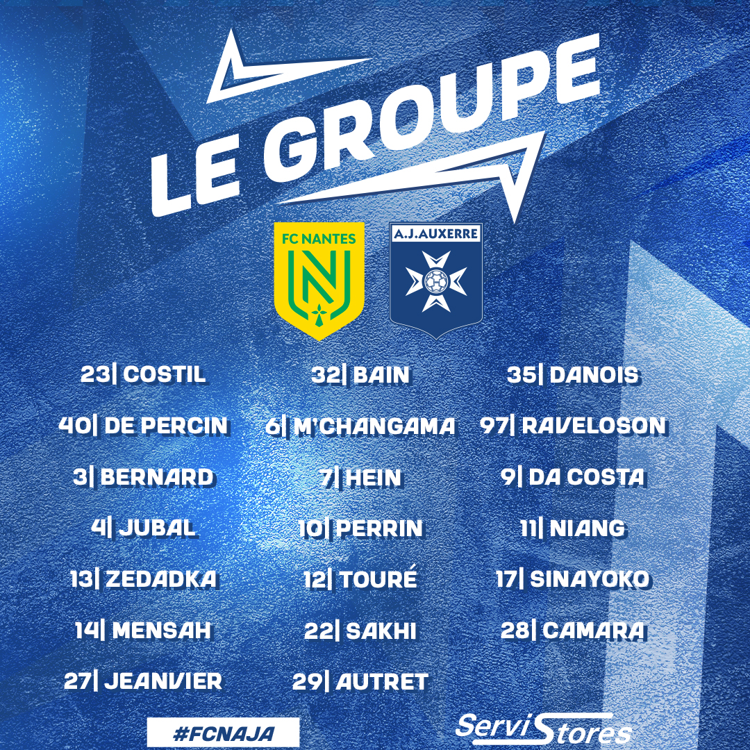 Le groupe auxerrois pour le déplacement à Nantes