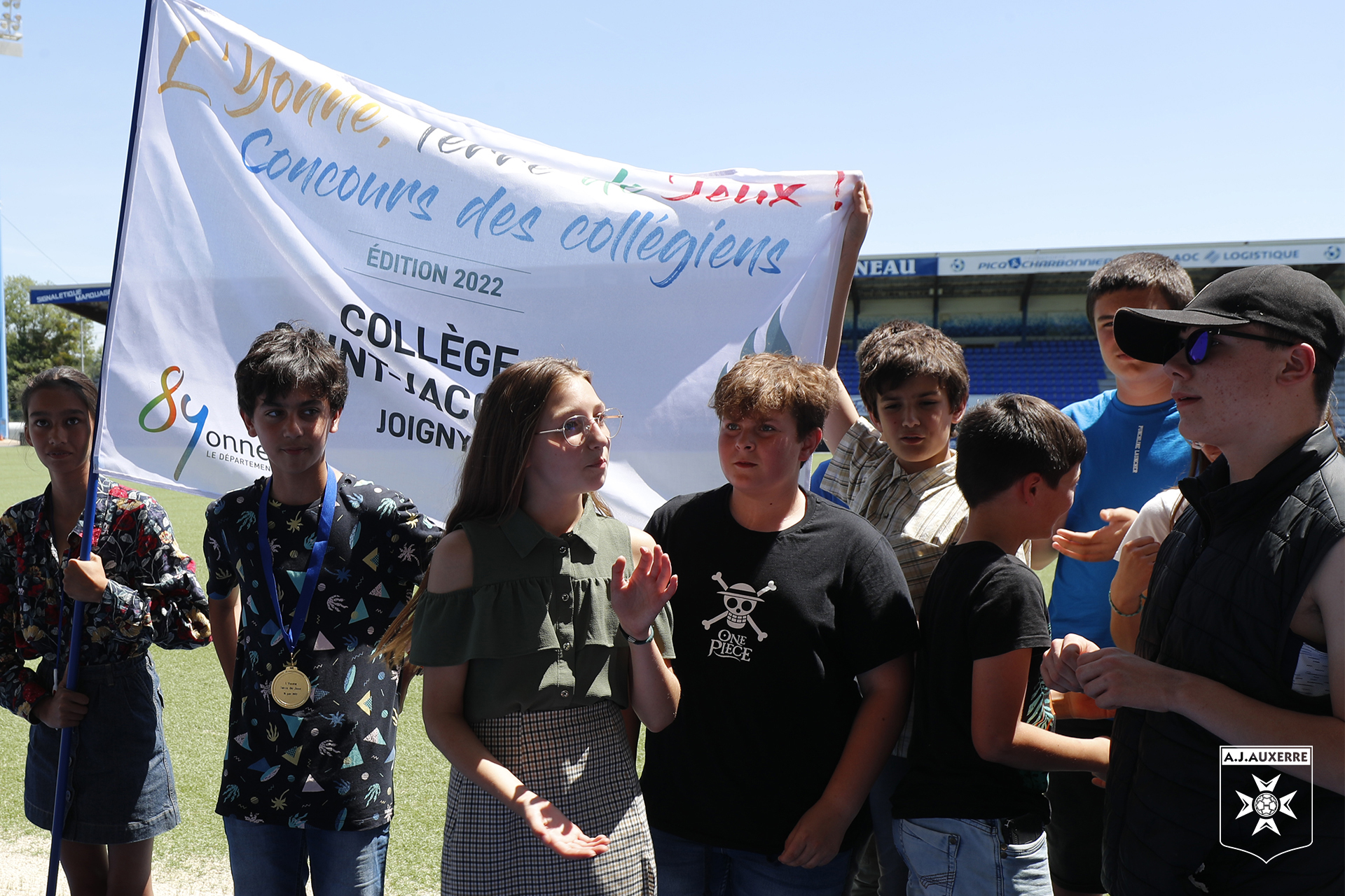 Le Collège Saint-Jacques de Joigny remporte le concours  l'Yonne Terre de Jeux !