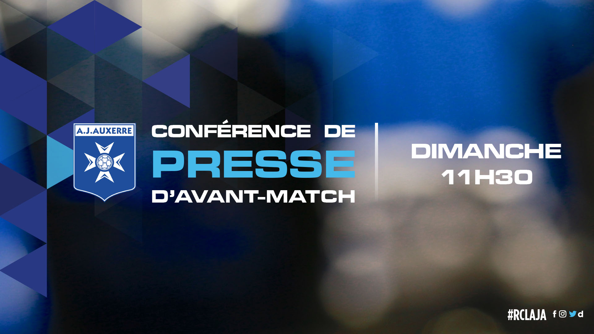Le point presse d'avant-match dimanche à 11h30