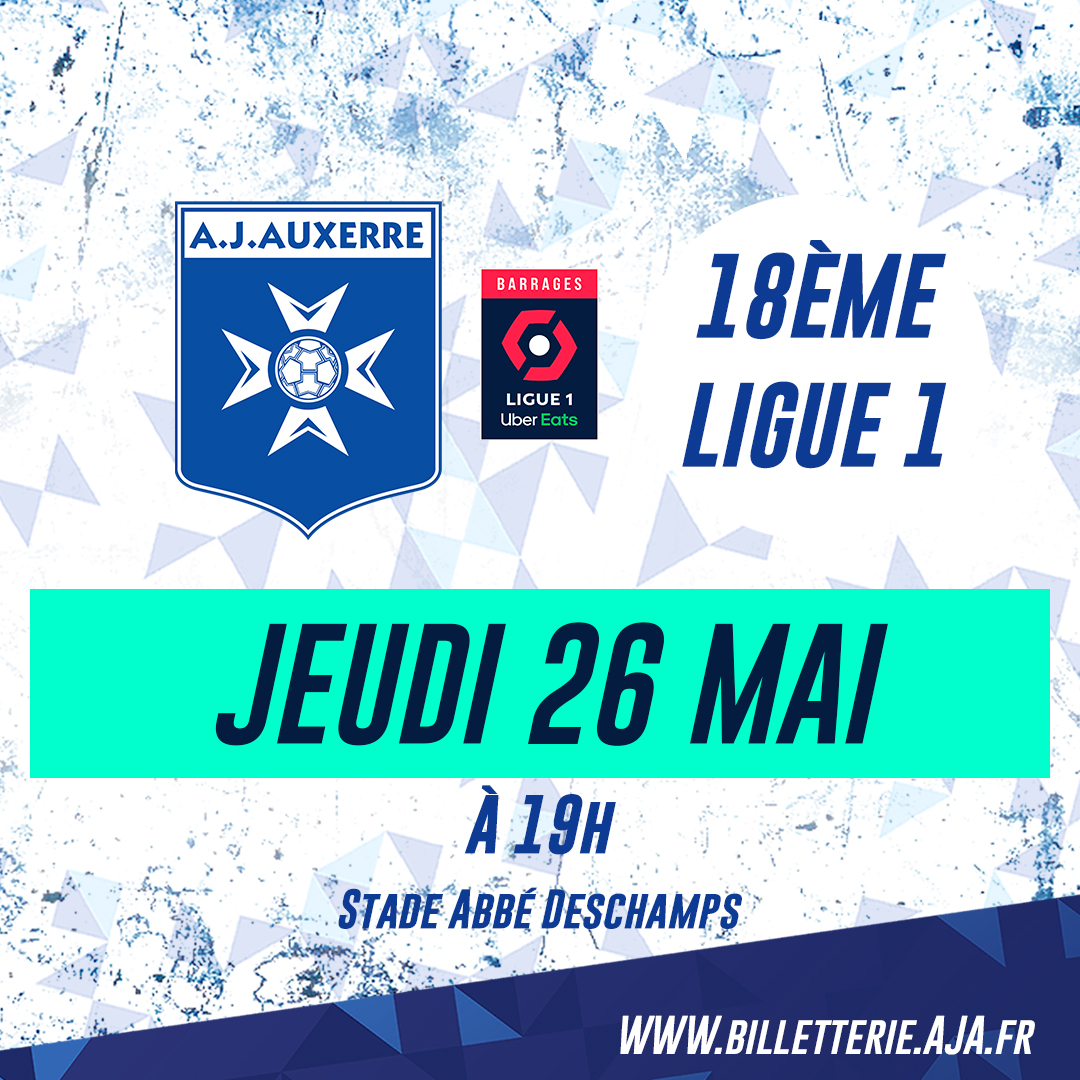 Les informations billetterie avant le barrage face au 18ème de Ligue 1