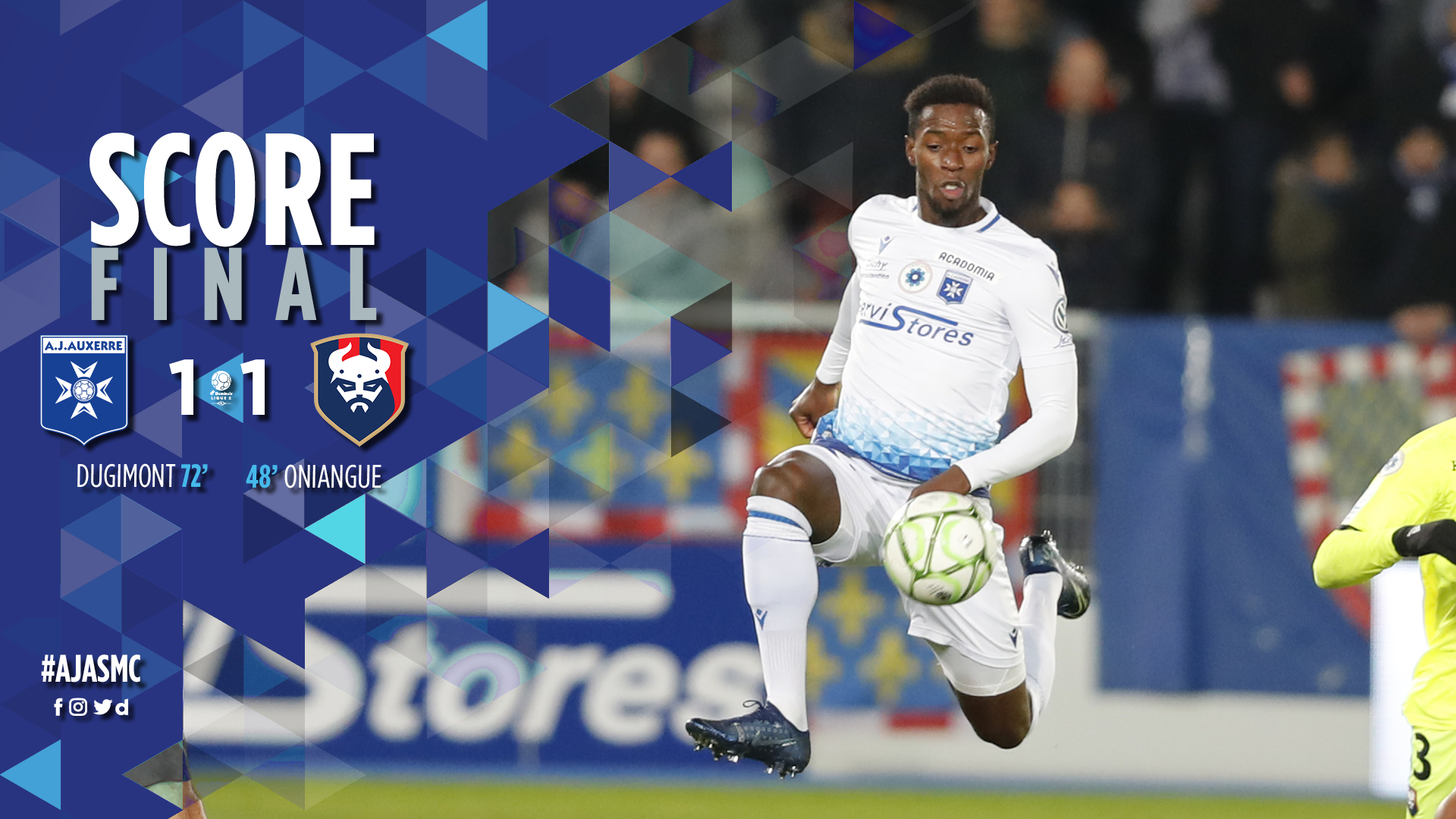 Auxerre 1-1 Caen
