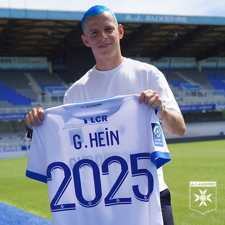 Gauthier Hein est Auxerrois jusqu’en 2025