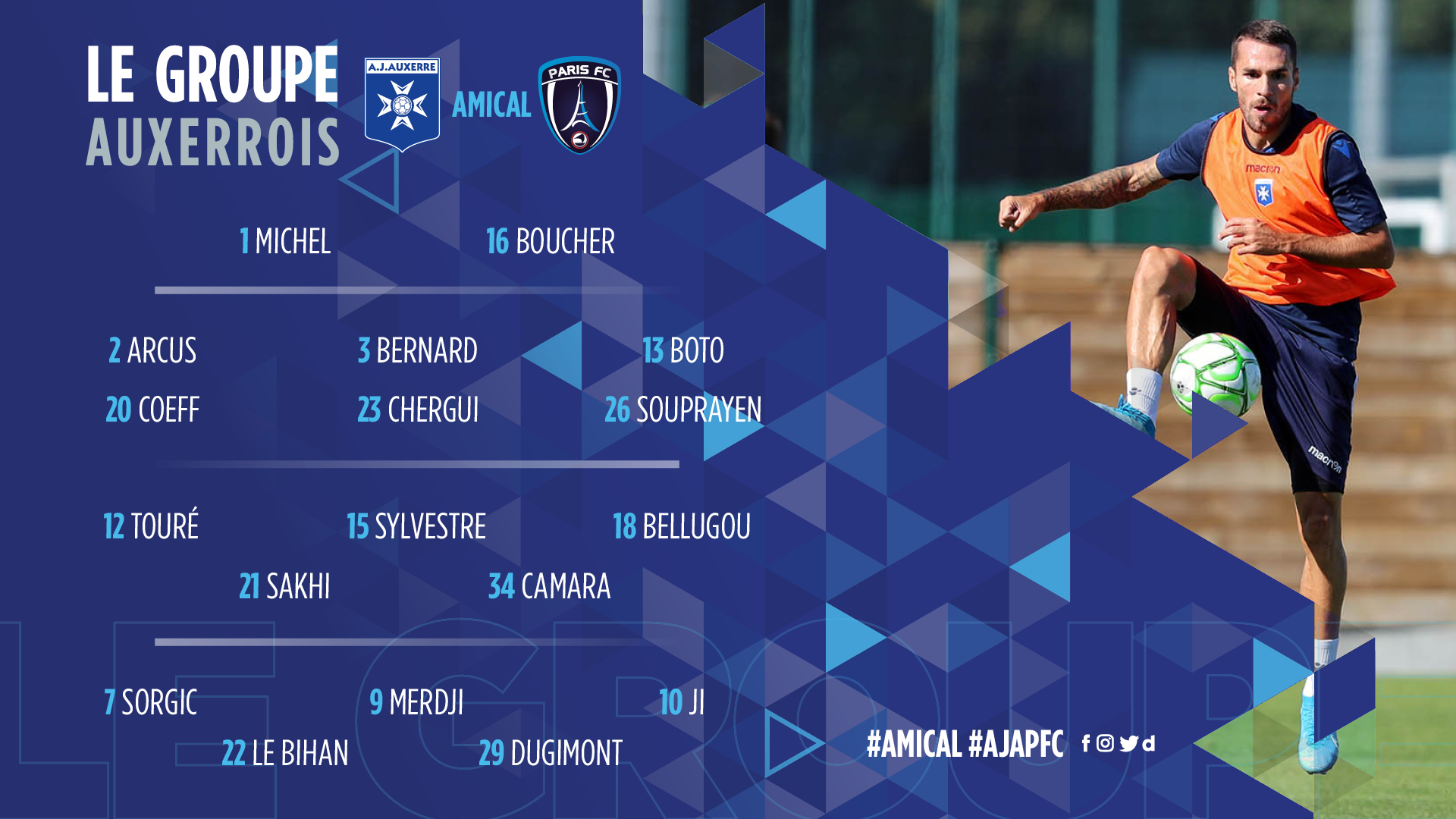 A 18 face au Paris FC