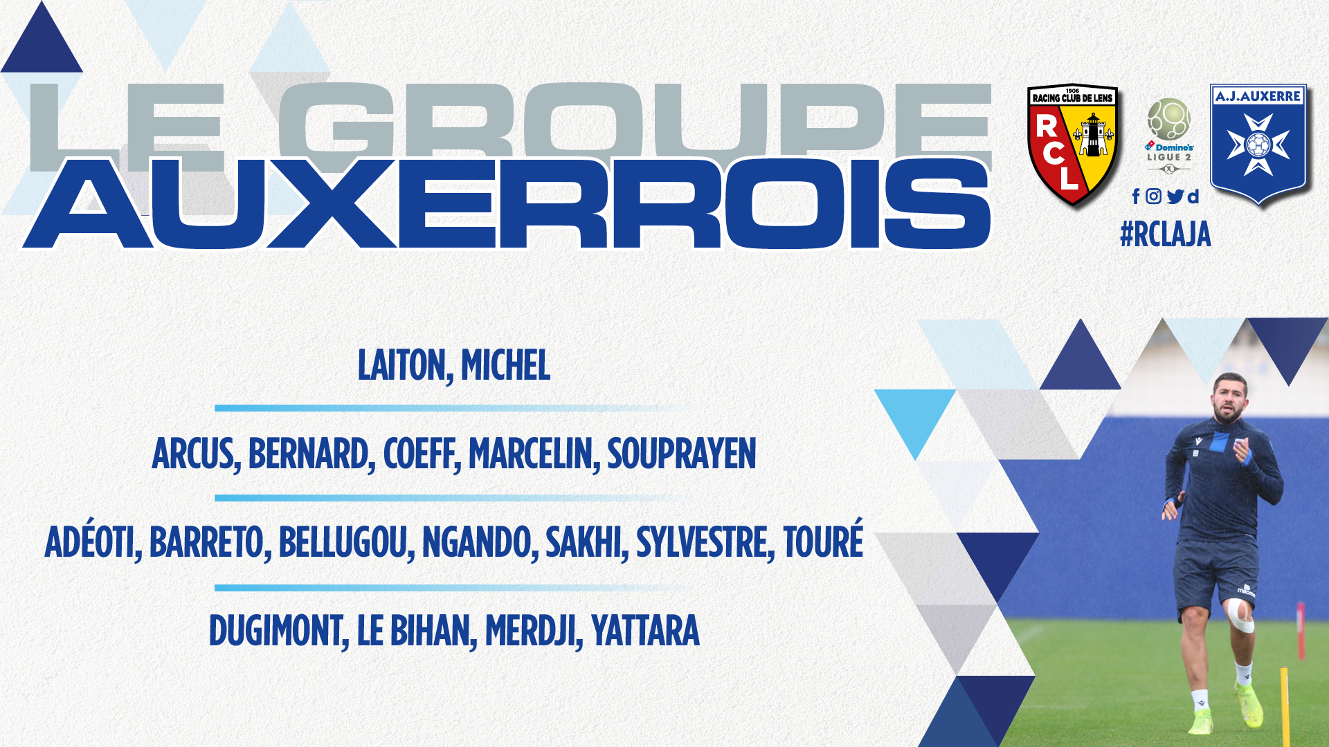 Le groupe auxerrois pour le déplacement à Lens