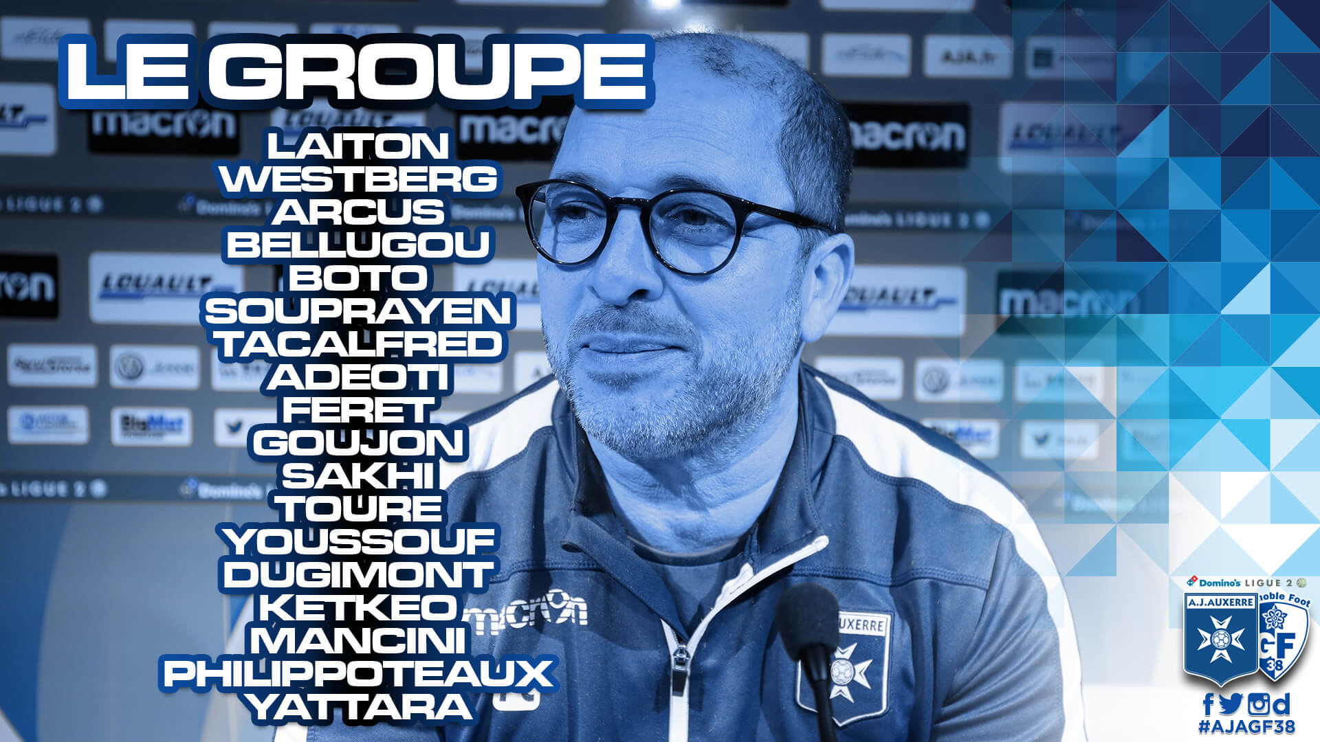 AJAGF38 : le groupe