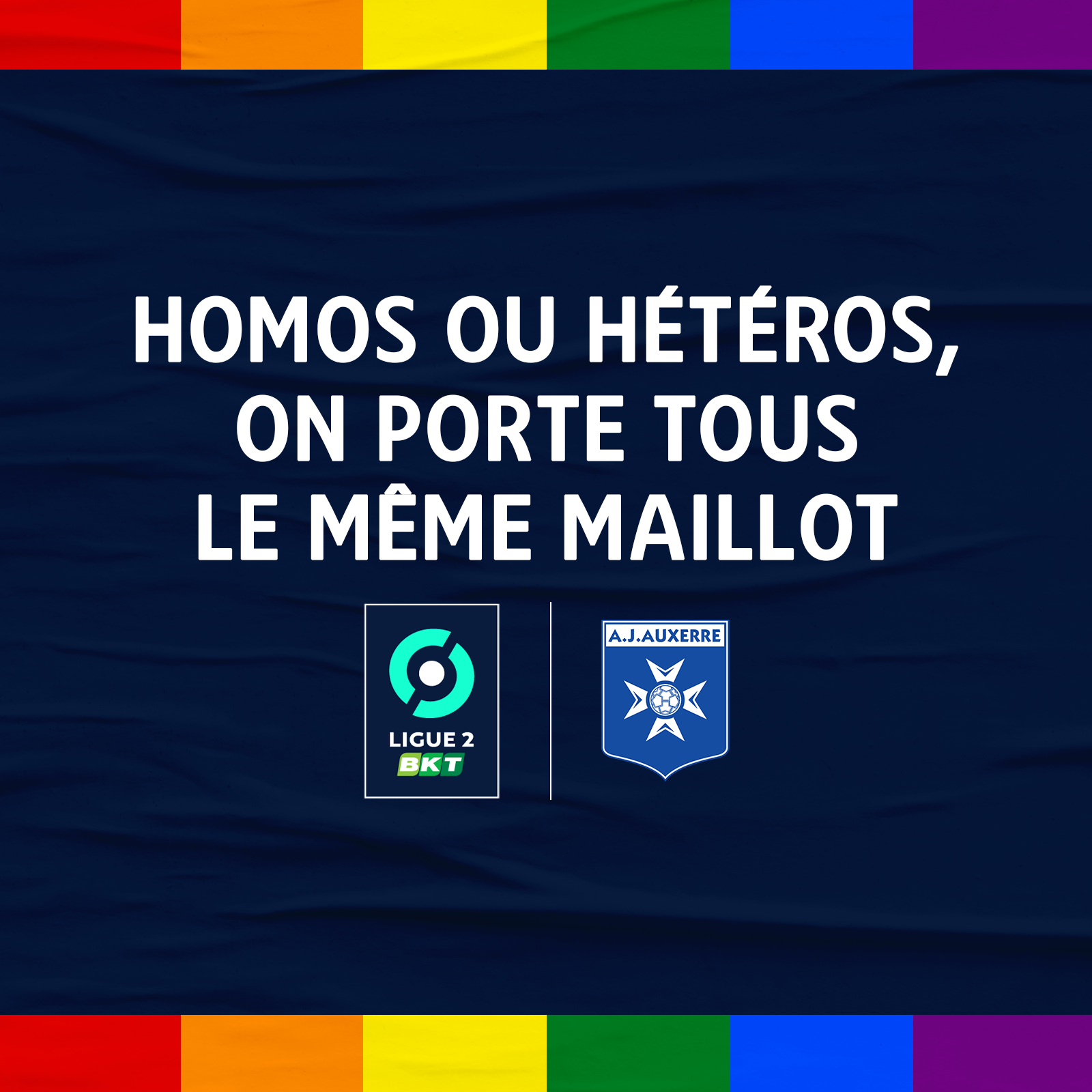L'AJA s'associe à la LFP pour la journée internationale de lutte contre l'homophobie