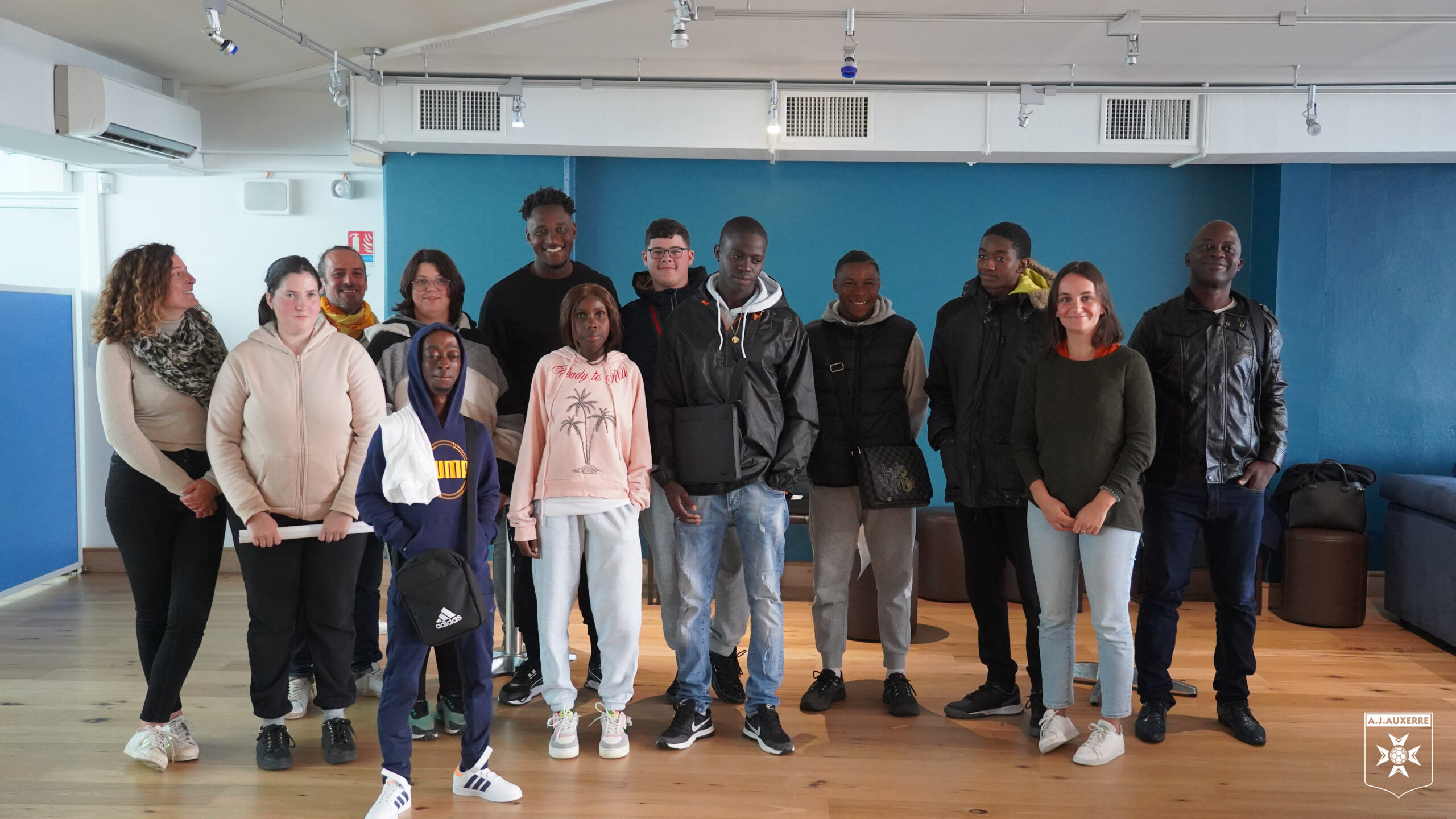 De jeunes Guyanais en visite à l'AJA