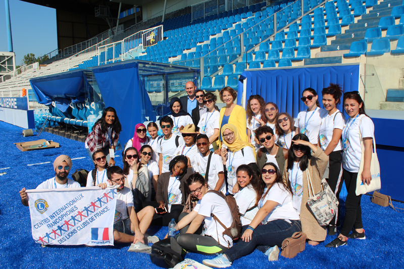 26 jeunes internationaux francophones en visite à l'AJA