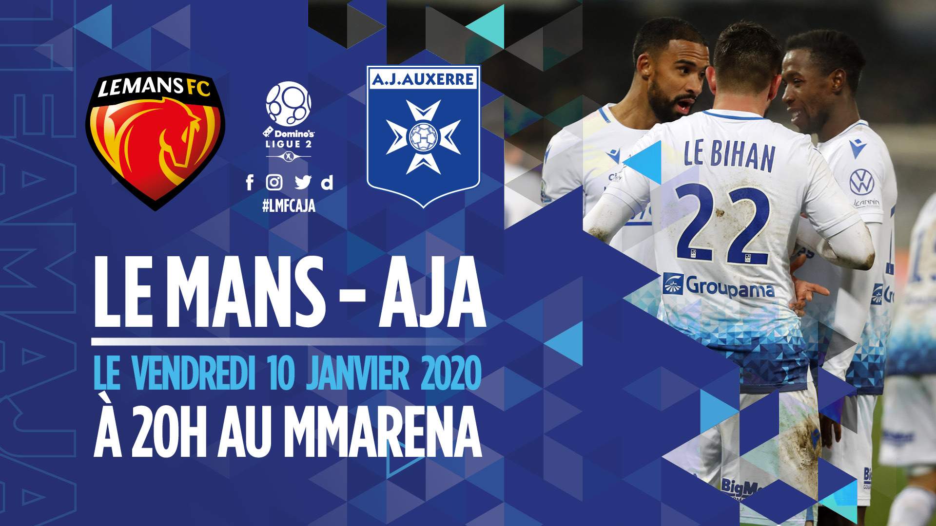 AJA-ESTAC le 20 septembre à 20h