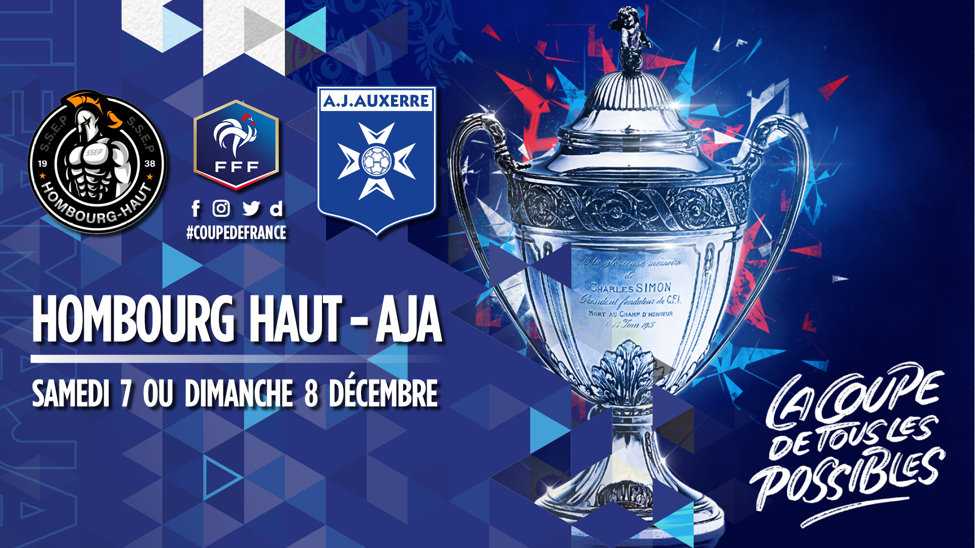 8e tour : Hombourg Haut - AJ Auxerre