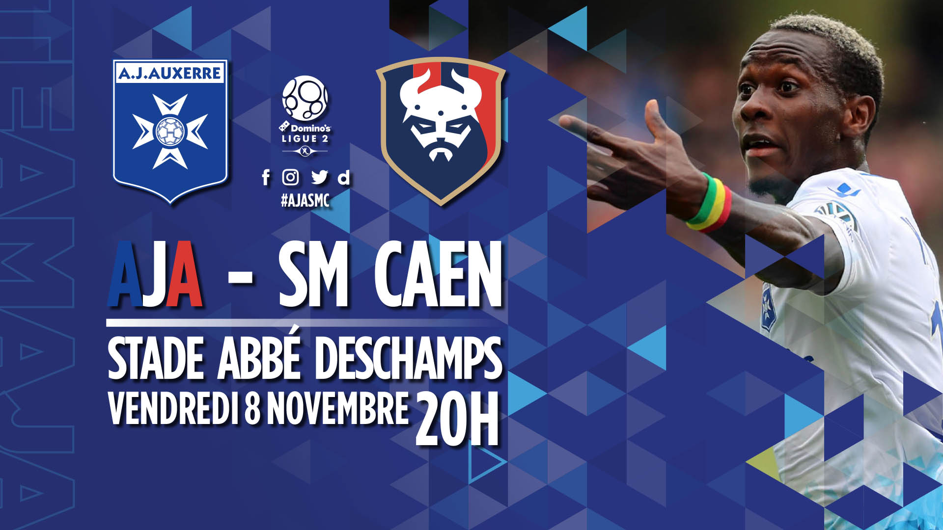 AJA - Caen programmé le 8 novembre
