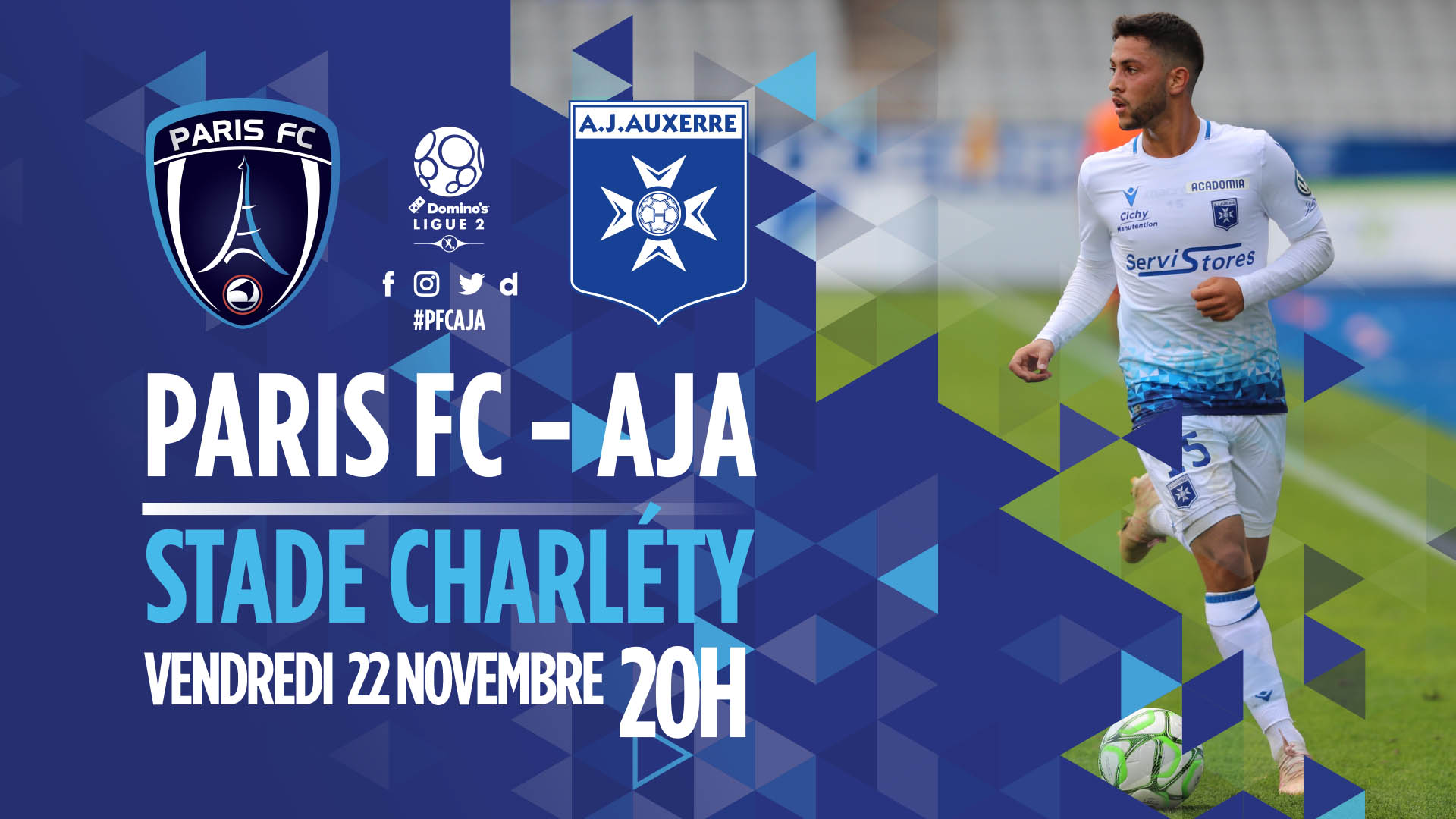 Paris FC - AJ Auxerre le 22 novembre