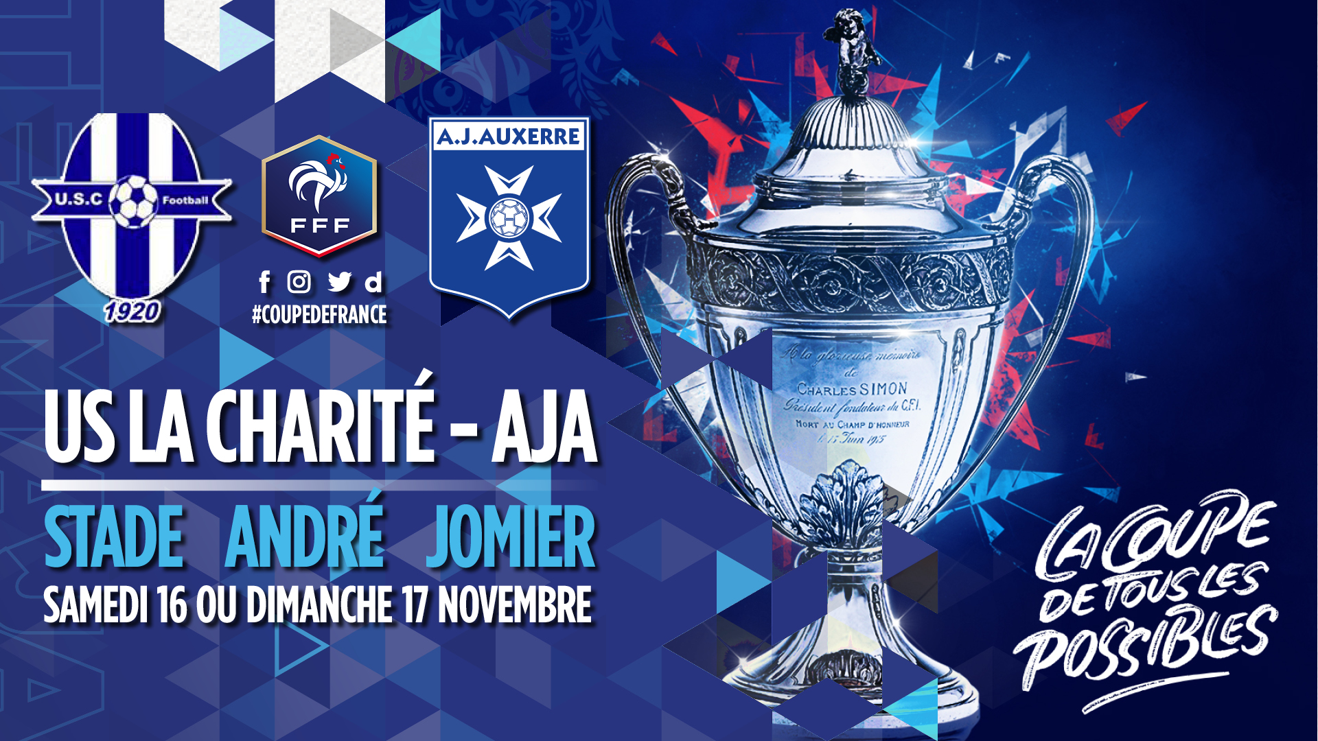 7e tour : La Charité - AJ Auxerre