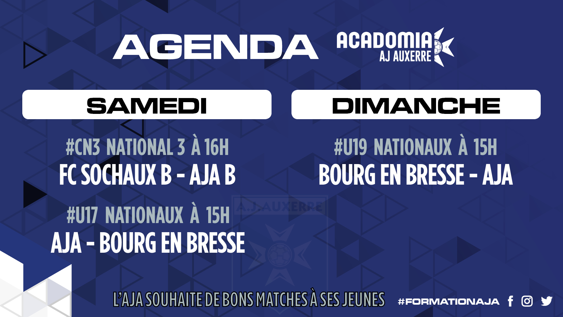 Programme 31 août / 1er septembre