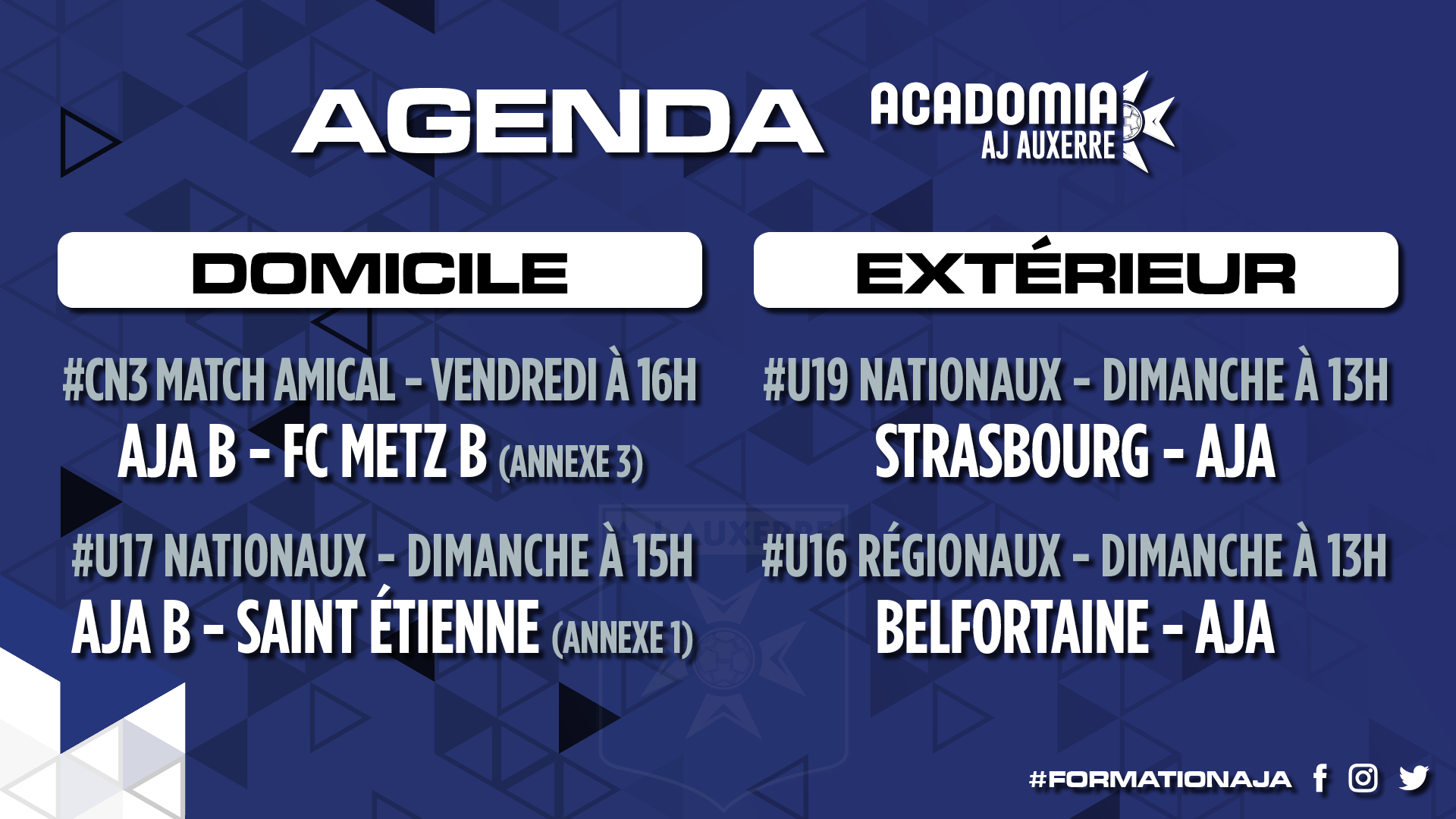 Programme 13/14/15 septembre