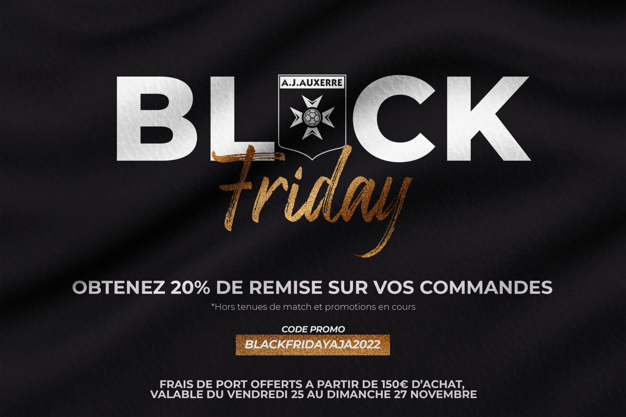 Le Black Friday arrive à la boutique