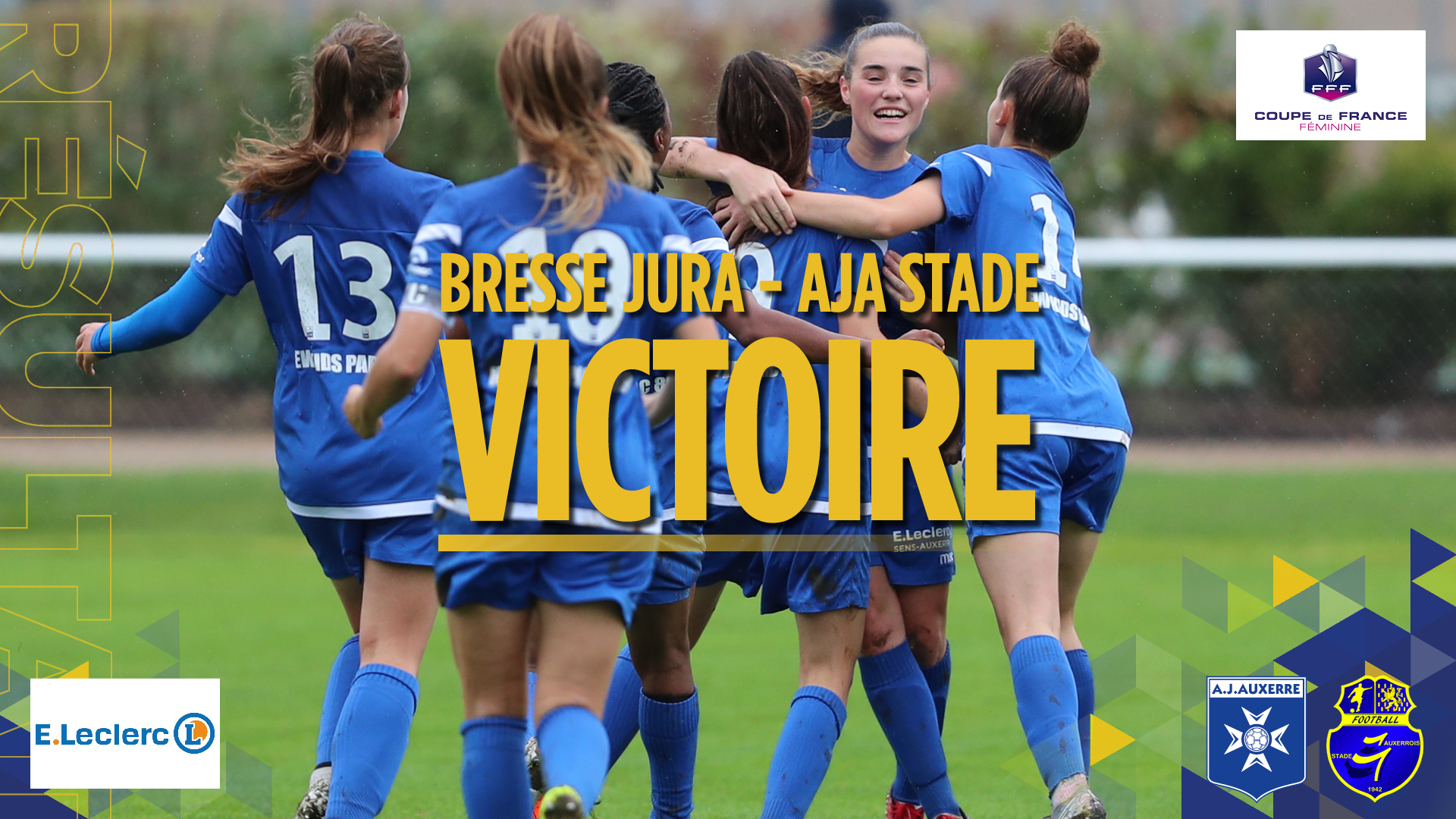 COUPE : Bresse Jura 0-7 AJA Stade