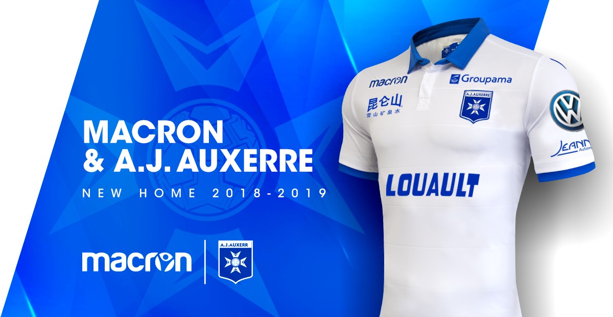 L’AJ Auxerre présente ses nouveaux maillot pour la saison 2018-2019 !