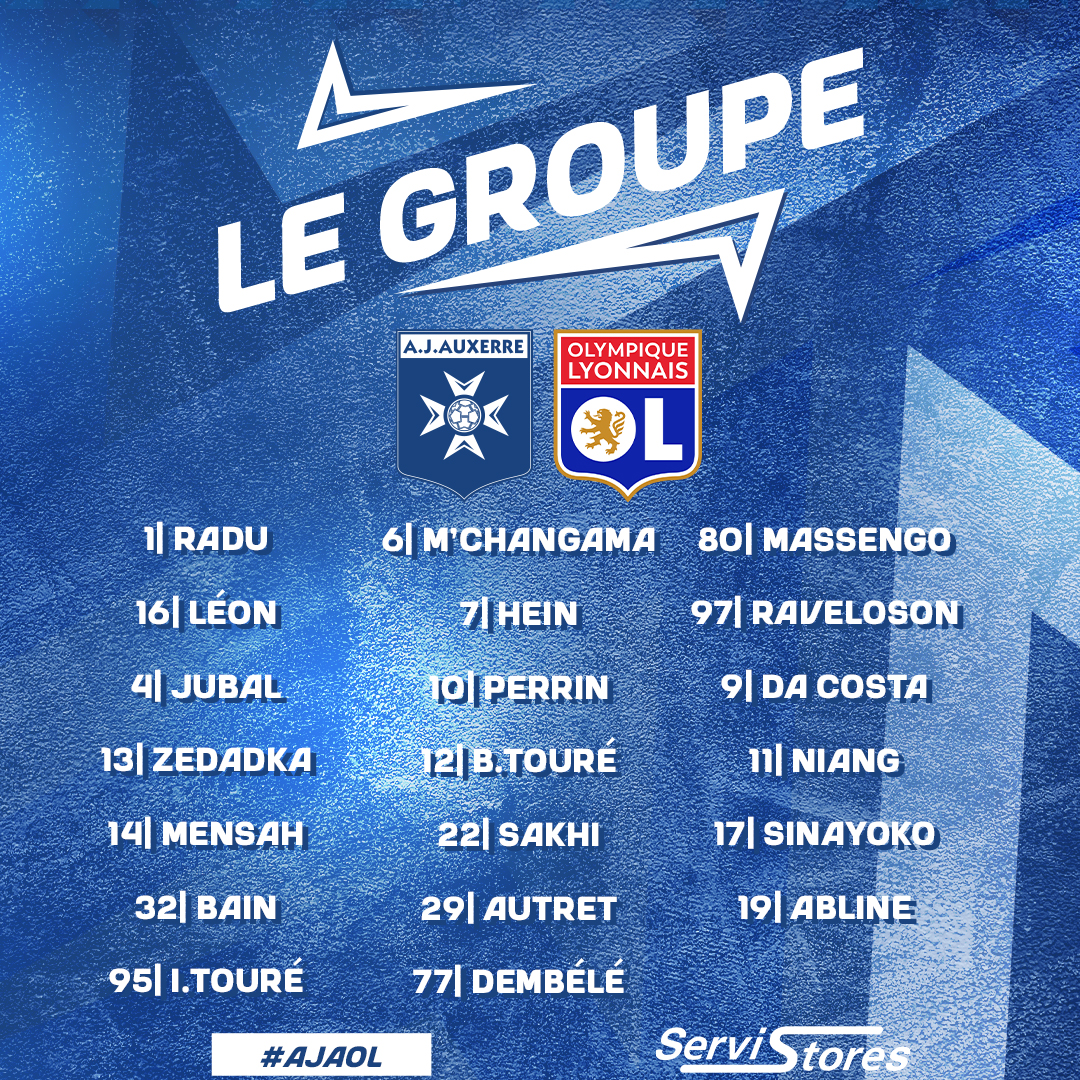 Le groupe pour la réception de l'OL