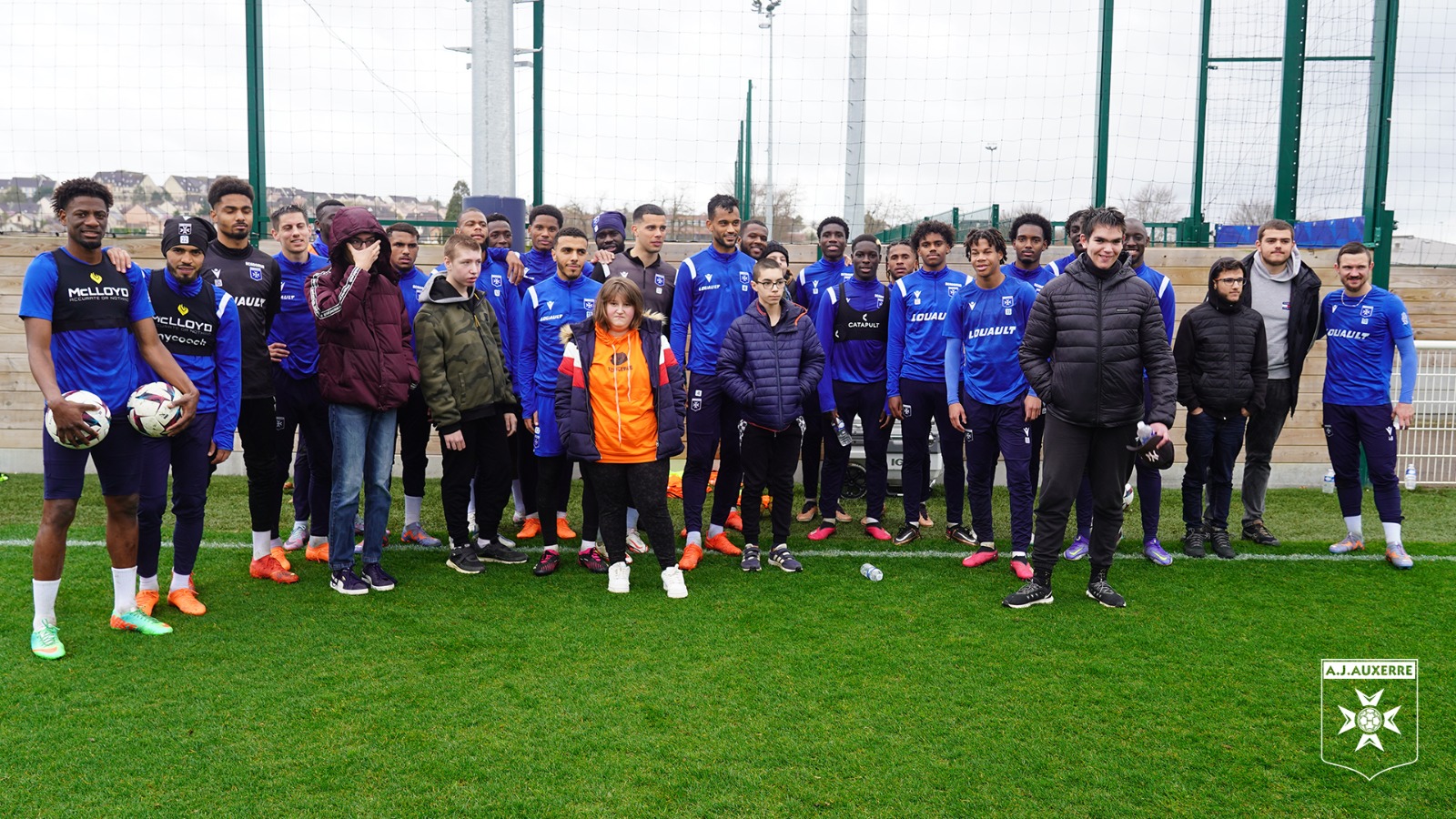 Des jeunes de l’IME d’Auxerre à la rencontre de nos joueurs