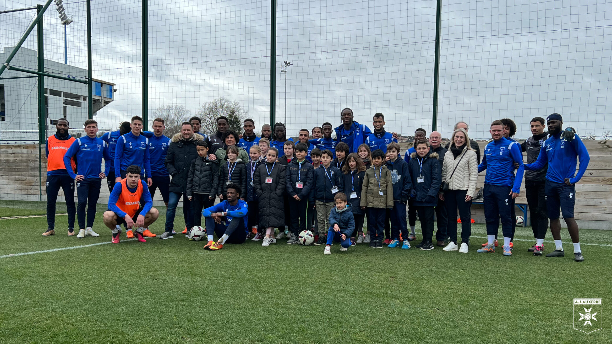 Le Conseil Municipal des enfants présent à l’entraînement