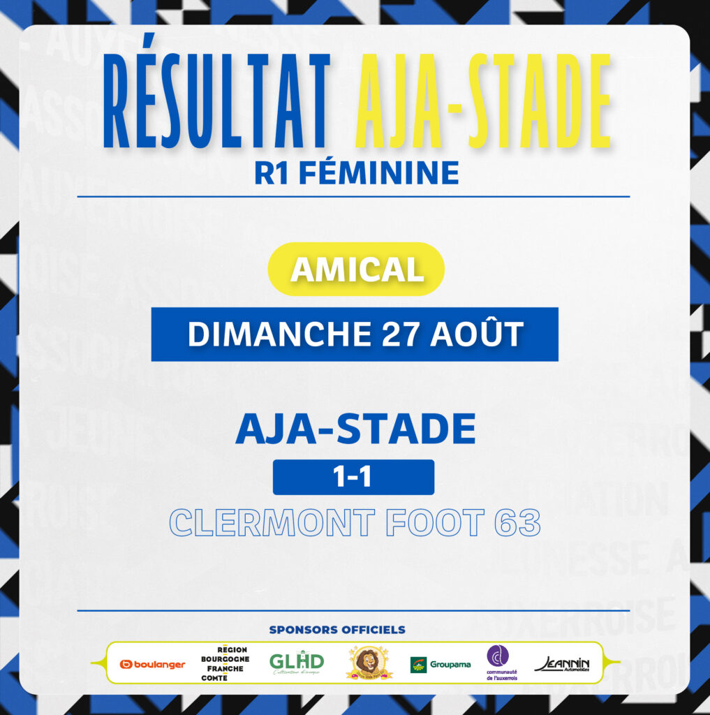 résultat aja-stade