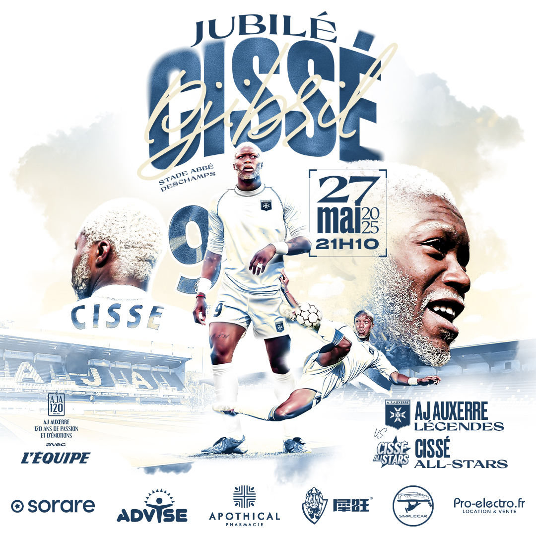 Carte Rookie Djibril Cissé - AJ Auxerre - Kop Football - Édition France Division 1