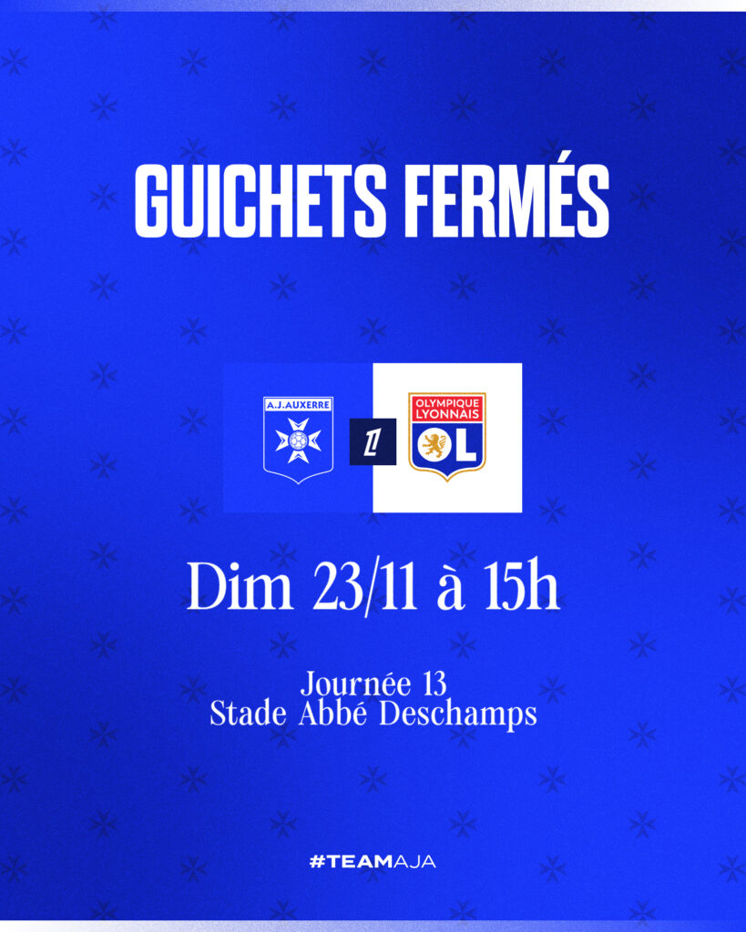 AJA-OL à guichets fermés