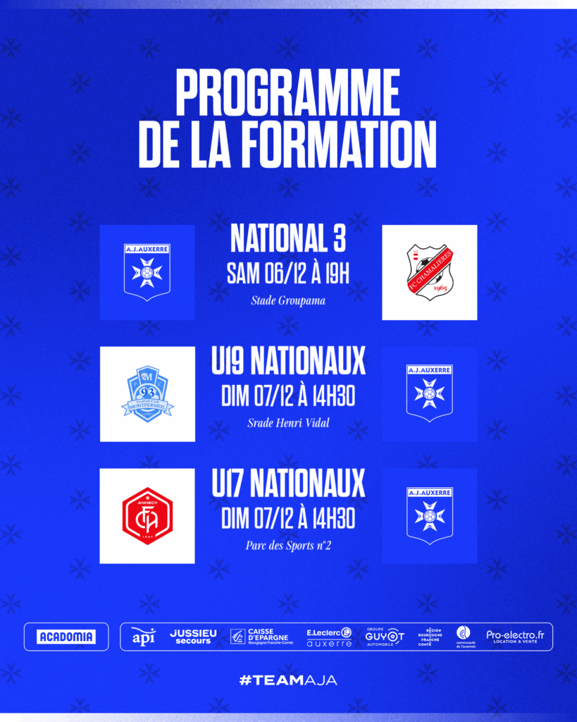 Le programme du week-end du 6-7 décembre