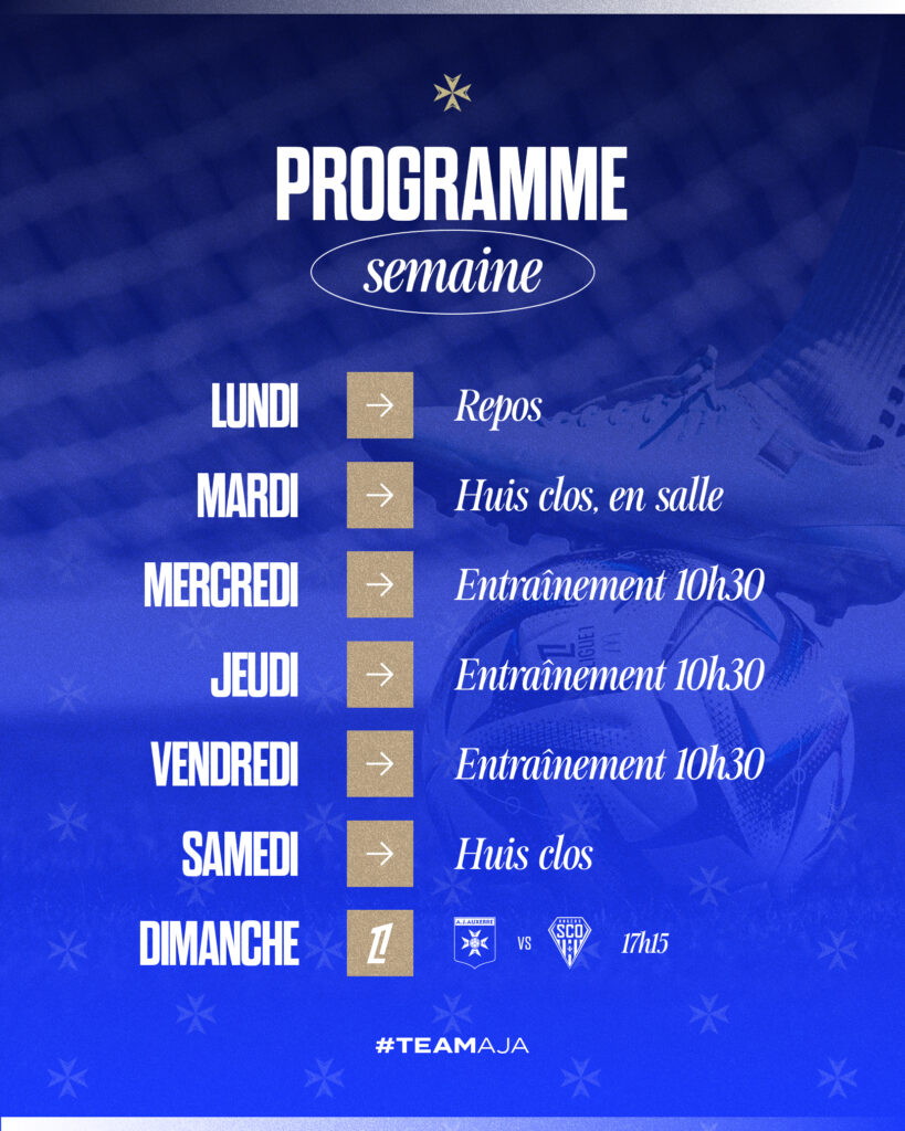 Le programme de la semaine du 27 avril